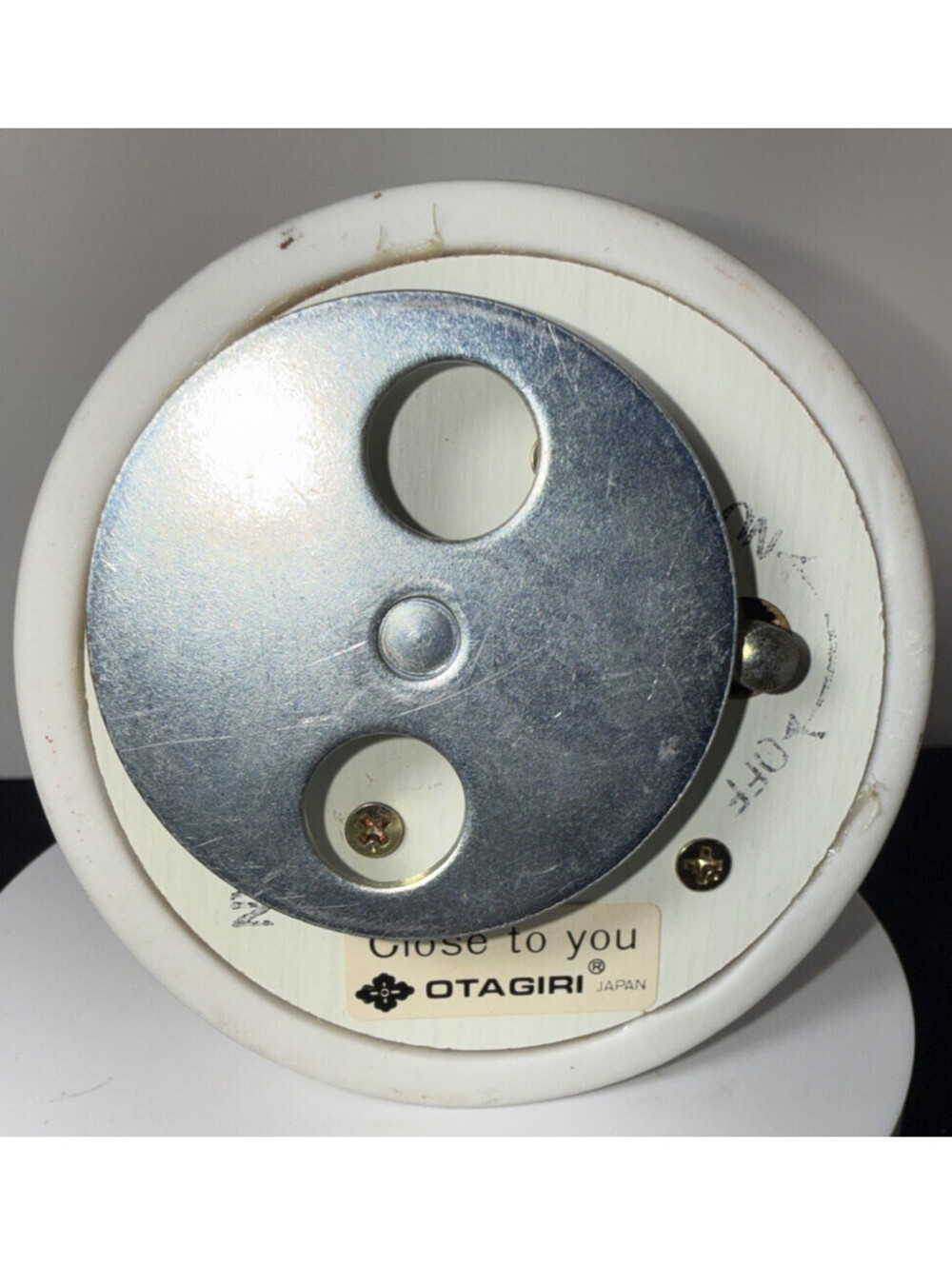 0047- Vintage Otagiri Porcelain Grey Owls Music Box "Close To You" Japan 1980s - Picture 9 of 14